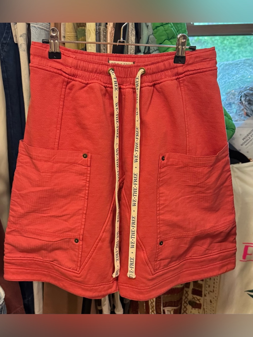 NWT Free People We The Free Jet Set Shorts - Salsa Red - Small, Large - Picture 6 of 9
